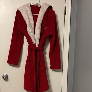 Victoria's Secret Red Plush Robe. Size XS/S